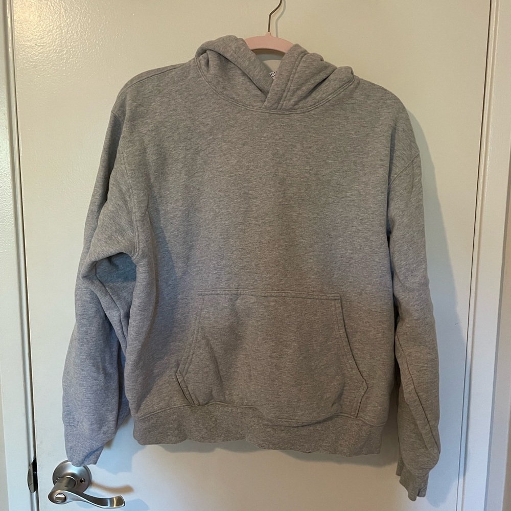Aritzia Perfect Fit Sweat Fleece Grey
